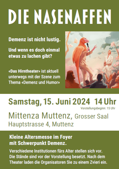 Kleine Altersmesse am 15.6.2024 in der Mittenza in Muttenz